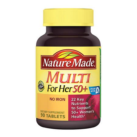 Nature Made Multi For Her 50+ Dietary Supplement Tablets - 90 ea