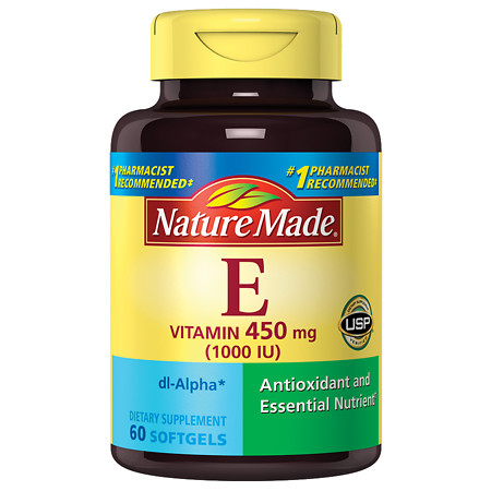 Nature Made dl-Alpha Vitamin E 1000 IU - 60 ea