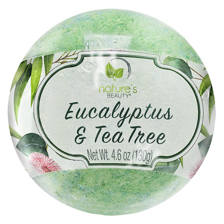 Nature's Beauty Eucalyptus & Tea Tree Bath Bomb - 5 oz.