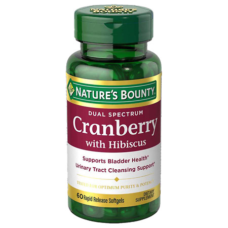 Nature's Bounty Dual Spectrum Cranberry with Hibiscus - 60 ea