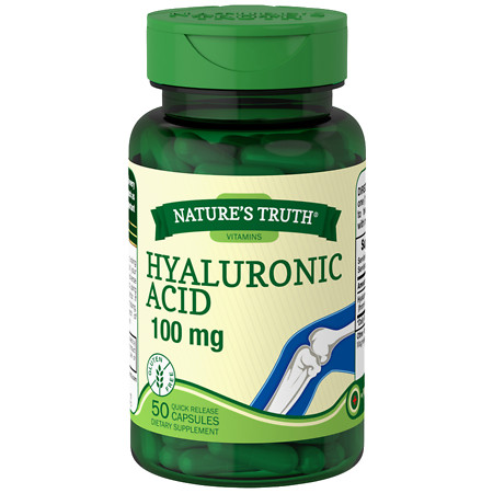 Nature's Truth Bioavailable Hyaluronic Acid 100mg - 50 ea