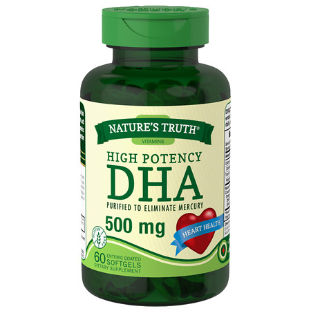 Nature's Truth High Potency DHA 500mg - 60 ea