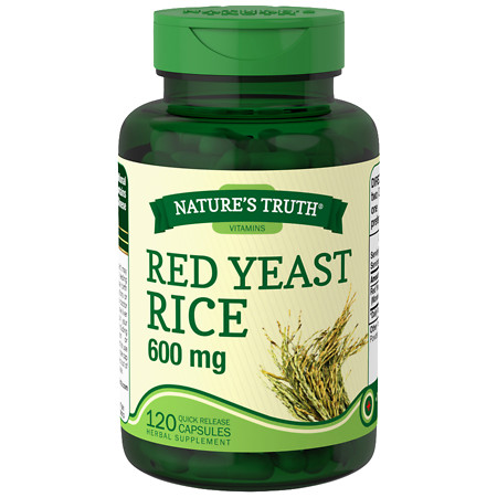 Nature's Truth Red Yeast Rice 600mg - 120 ea
