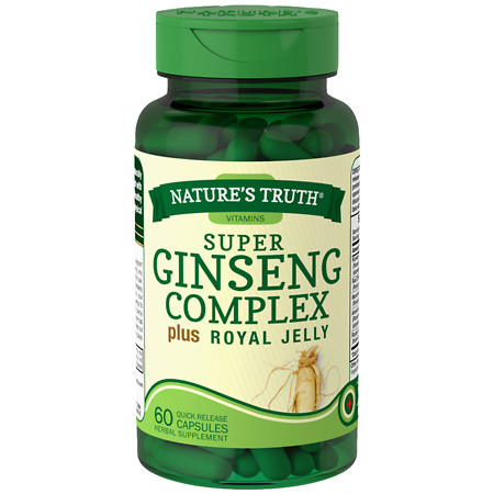 Nature's Truth Super Ginseng Complex Plus Royal Jelly 800mg - 60 ea