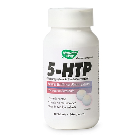 Nature's Way 5-HTP 50 mg Dietary Supplement Tablets - 60 ea