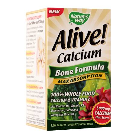 Nature's Way Alive! Calcium Bone Formula, Tablets - 120 ea