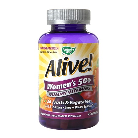 Nature's Way Alive! Women's 50+ Gummy Multivitamin - 75 ea
