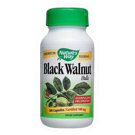 Nature's Way Black Walnut Hulls, Capsules - 100 ea