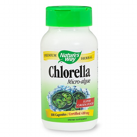 Nature's Way Chlorella Micro-algae 410 mg, Capsules - 100 ea