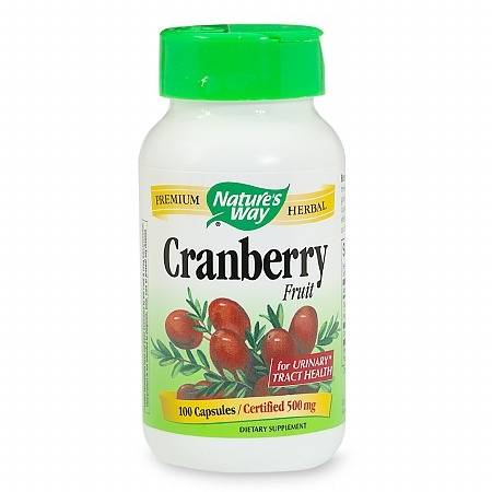 Nature's Way Cranberry Fruit 465 mg Dietary Supplement Capsules - 100 ea