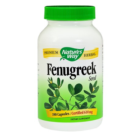 Nature's Way Fenugreek Seed Dietary Supplement 610 mg Capsules - 180 ea