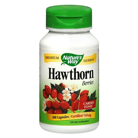 Nature's Way Hawthorn Berries 510 mg Dietary Supplement Capsules - 100 ea