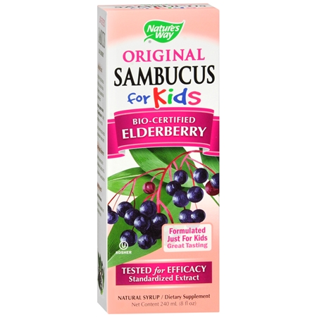 Nature's Way Sambucus for Kids Dietary Supplement Syrup Berry - 8 fl oz