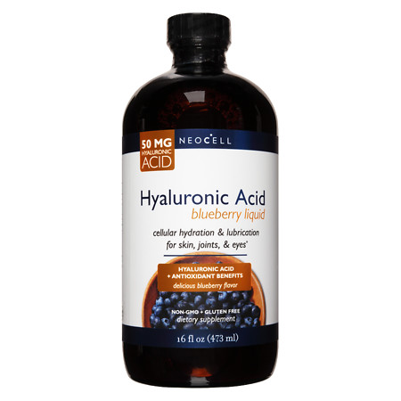 NeoCell Hyaluronic Acid Blueberry Liquid - 16 oz.