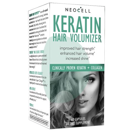 NeoCell Keratin Hair Volumizer Tablets - 60 ea