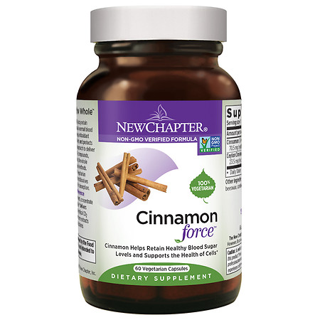 New Chapter Cinnamon Force, Vegetarian Capsules - 60 ea