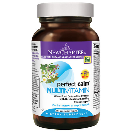 New Chapter Perfect Calm Multi Vitamin, Tablets - 144 ea