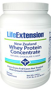 New Zealand Whey Protein Concentrate (Natural Chocolate Flavor), 640 grams (1.41 lb. or 22.56 oz.)