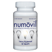 Numovil Memory, Concentration & Focus Brain Supplement with NAC, DMAE, and Bacopa - 3 Month Supply