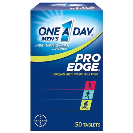 One A Day Men's Pro Edge Complete MultivitaminMultimineral Supplement Tablets - 50 ea
