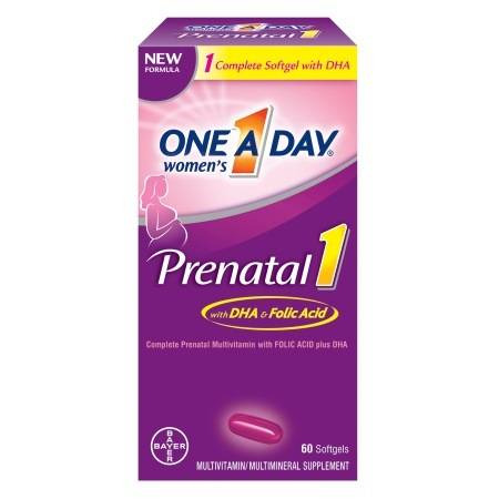 One A Day Prenatal 1 with DHA & Folic Acid, Softgels - 60 ea