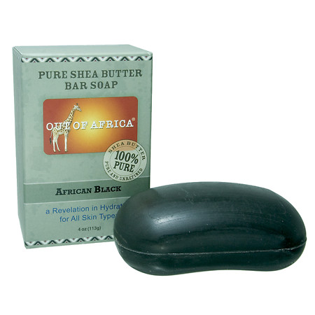 Out Of Africa Pure Shea Butter Bar Soap African Black - 4 oz.