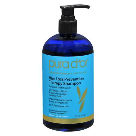 PURA D'OR Premium Organic Hair Loss Prevention Shampoo - 16 oz.
