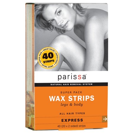 Parissa Super Pack Wax Strips, Legs & Body - 40 ea