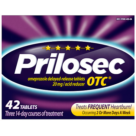 Prilosec OTC Acid Reducer Delayed-Release Tablets - 42 ea