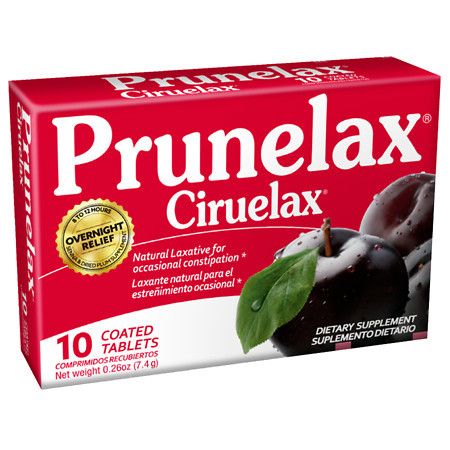 Prunelax Dietary Supplement Tablets - 10 ea