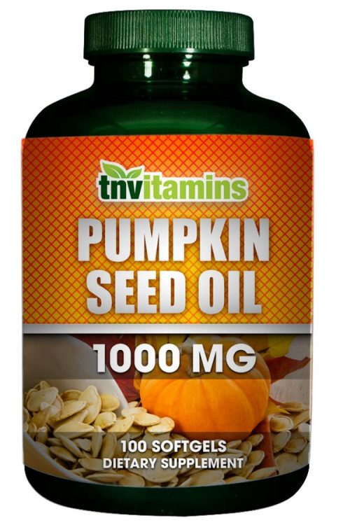 Pumpkin Seed Oil 1000 Mg Softgels