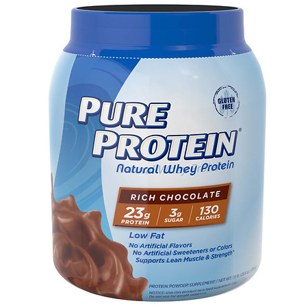 Pure Protein 100% Natural Whey Protein Rich Chocolate - 25.6 oz.