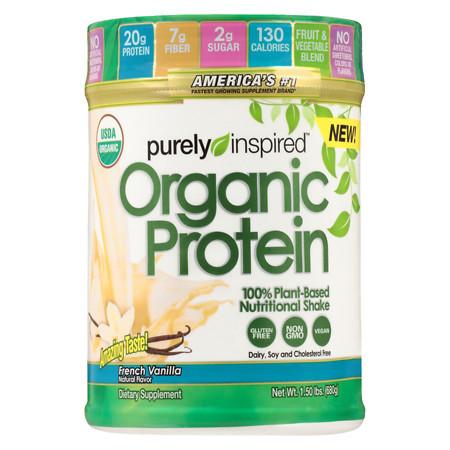 Purely Inspired 100% Plant-Based Protein Nutritional Shake French Vanilla - 1.5 lbs