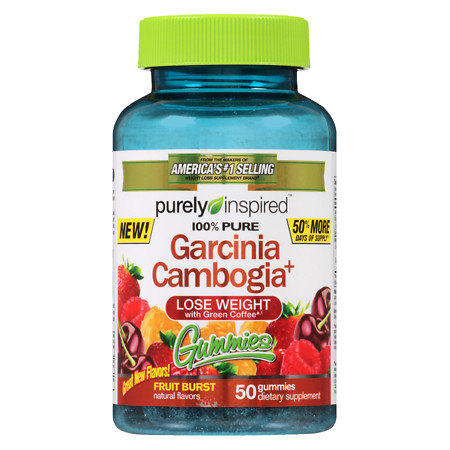 Purely Inspired 100% Pure Garcinia Cambogia+ Gummies Fruit Burst - 50 ea