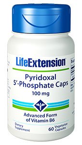 Pyridoxal 5'-Phosphate Caps, 100 mg, 60 vegetarian capsules