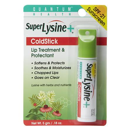 Quantum Health Super Lysine+ ColdStick, SPF 21 Regular - 0.18 oz.