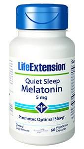 Quiet Sleep Melatonin, 5 mg, 60 vegetarian capsules
