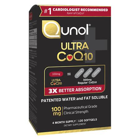 Qunol Ultra CoQ10 100 mg Dietary Supplement Softgels - 120 ea