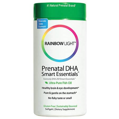 Rainbow Light Prenatal DHA Smart Essentials Ultra-Pure Fish Oil, Softgels - 60 ea