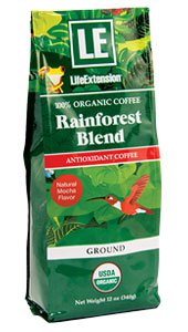 Rainforest Blend Ground Coffee Natural Mocha Flavor, 12 oz (340 g)