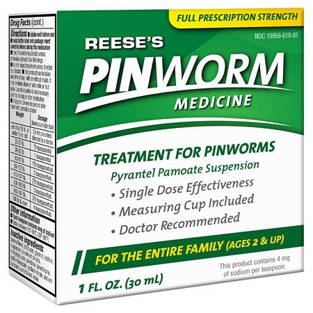 Reese's Pinworm Medicine Suspension - 1 oz.