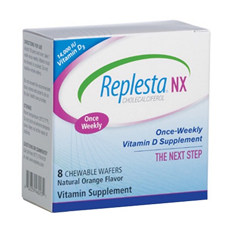 Replesta NX Once Weekly Vitamin D Wafers Orange - 8 ea
