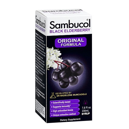 Sambucol Black Elderberry Immune System Support, Original Formula - 7.8 fl oz