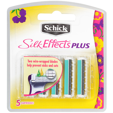 Schick Silk Effects Plus Refill Blades - 5 ea