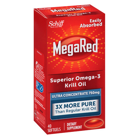 Schiff MegaRed Omega 3 Ultra Concentrated 750 mg - 40 ea