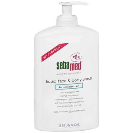 Sebamed Liquid Face & Body Wash for Sensitive Skin - 13.5 fl oz