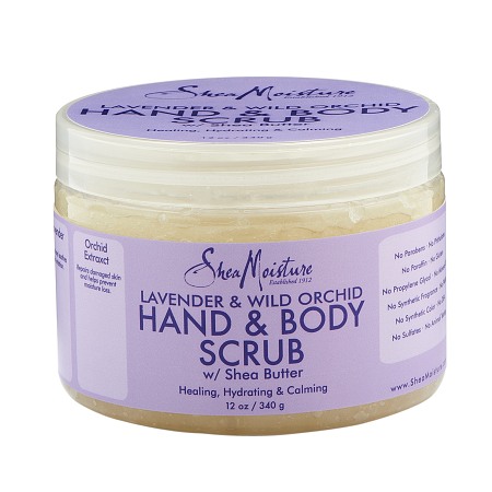 SheaMoisture Lavender & Wild Orchid Hand & Body Scrub - 12 oz.