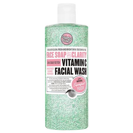 Soap & Glory Face Soap and Clarity 3-in-1 Daily Detox Vitamin C Facial Wash - 11.8 oz.
