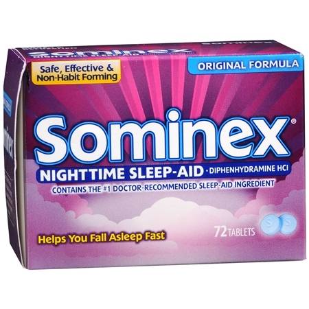 Sominex Tablets, Nighttime Sleep-Aid - 72 ea