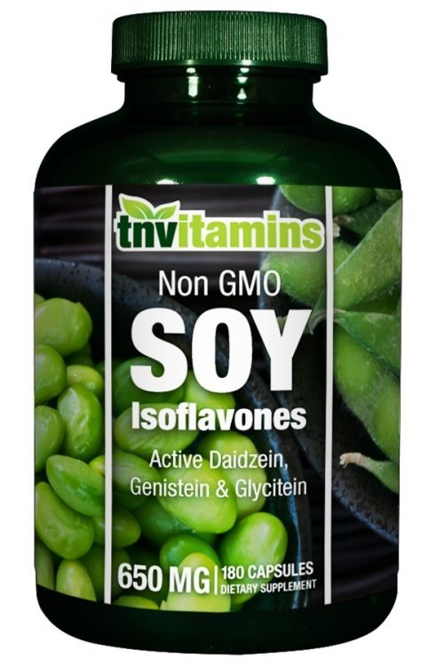 Soy Isoflavones 650 Mg with Daidzein, Glycitein & Genistein